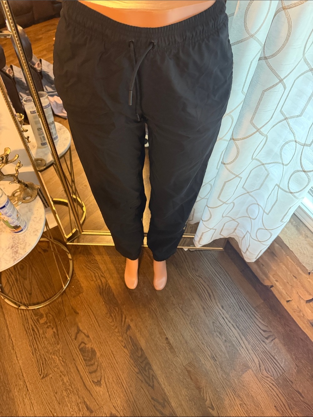adidas Black Elastic Waist Jogger Pants